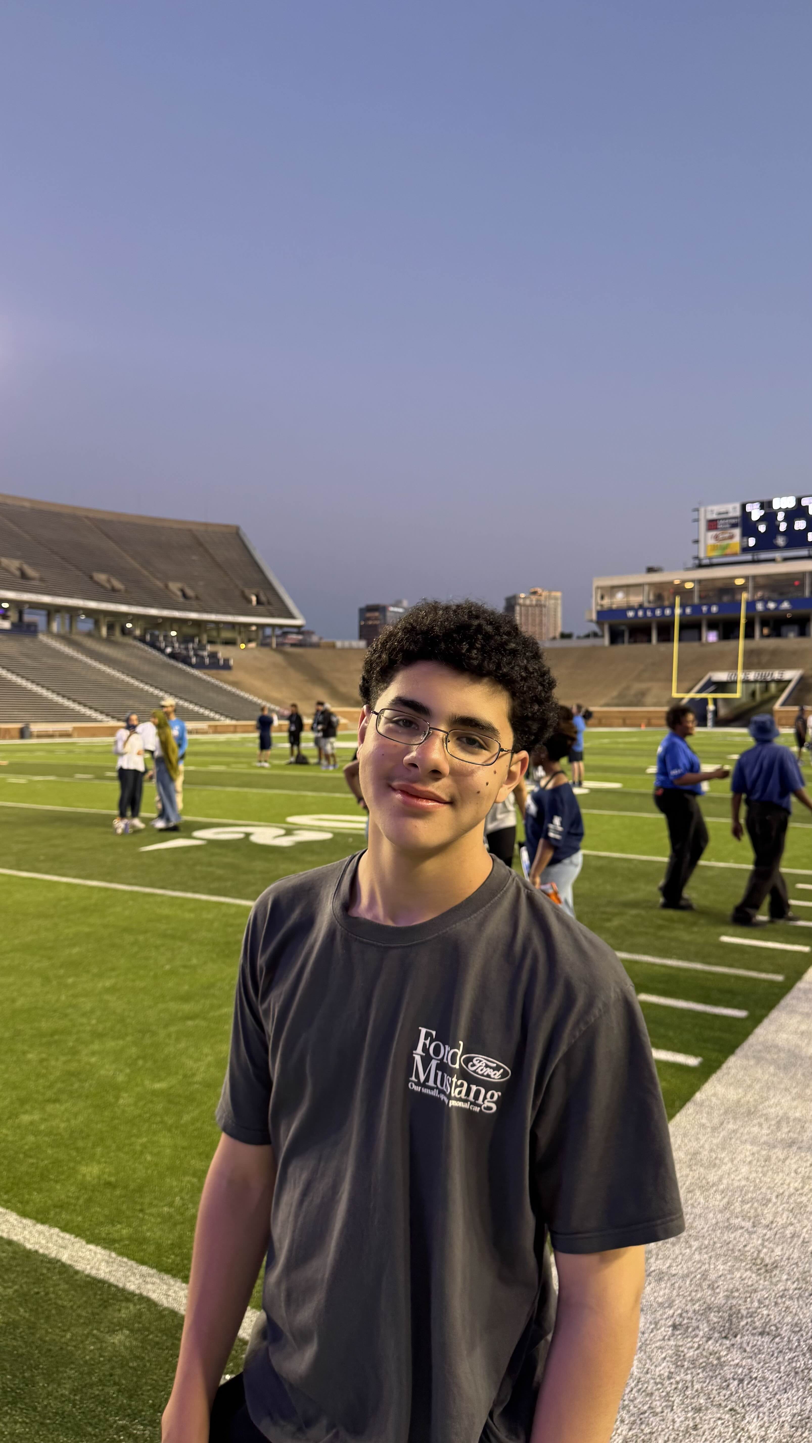 Youssef at stadium